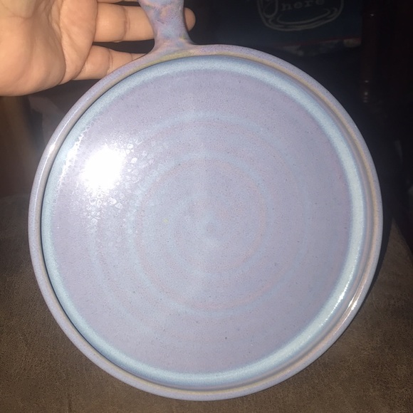 Jamajigi purple handmade stoneware bowl/pan - Picture 4 of 11